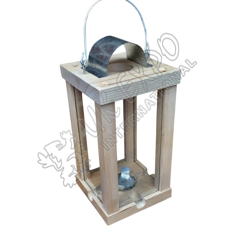 Historical White Wooden Lantern