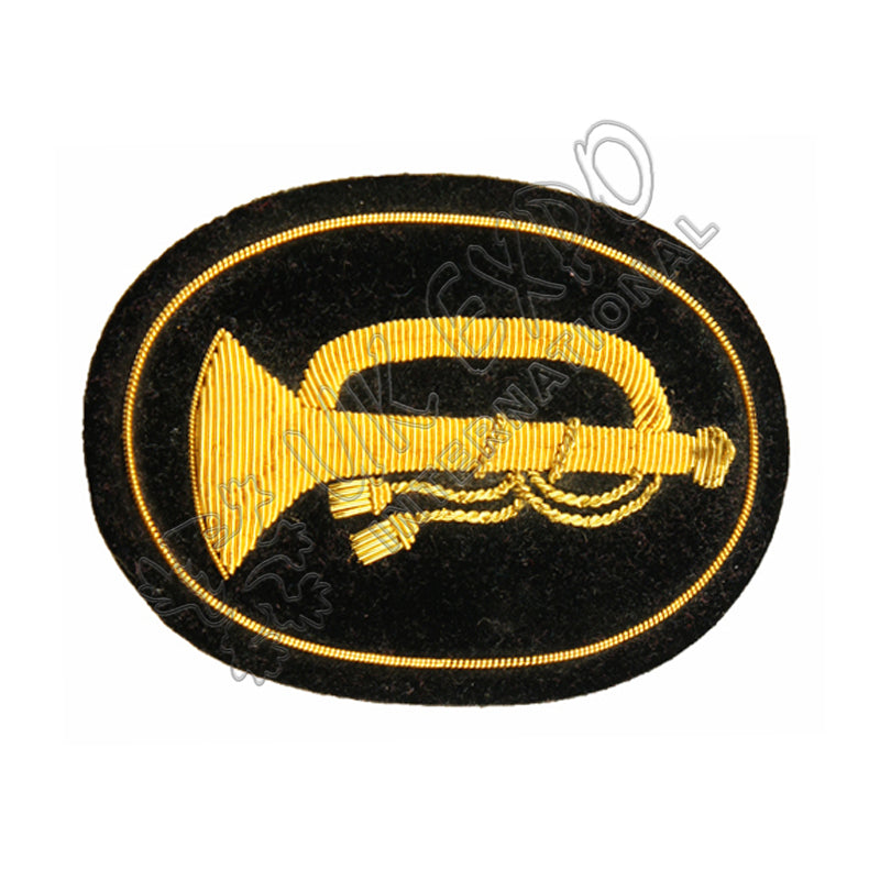 Mounted Rifles US Staff Hat Badge