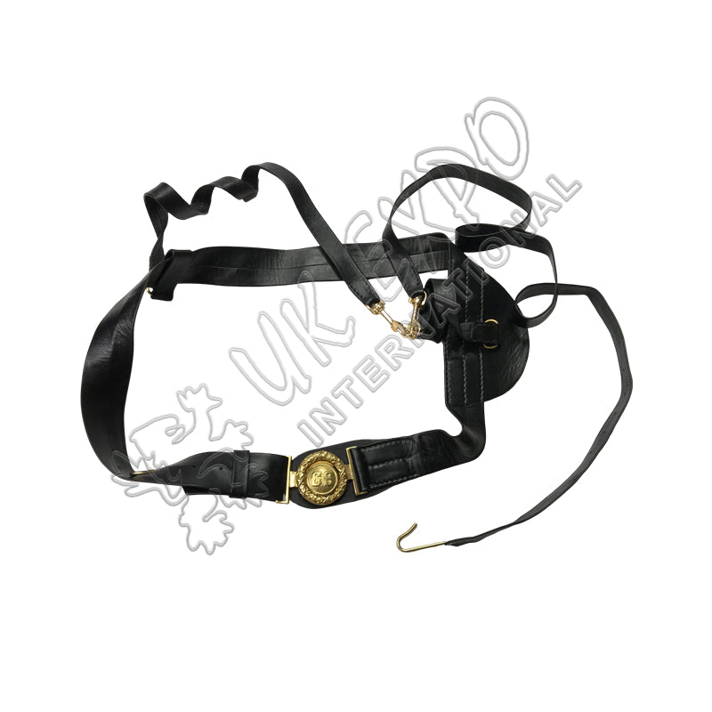 Civil War Union Officer Sword Leather Belt