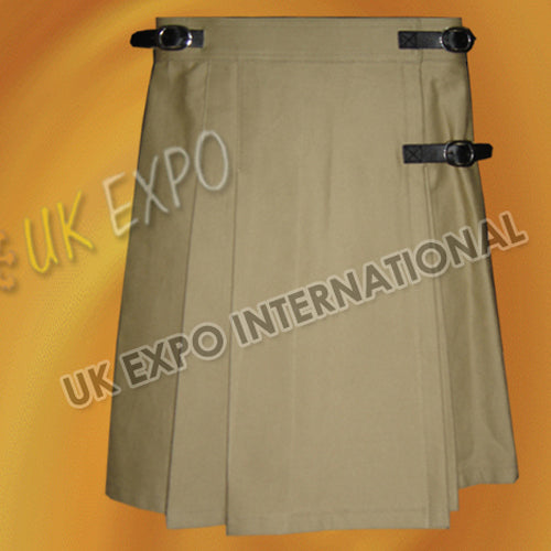 Children Khaki Utility Kilt