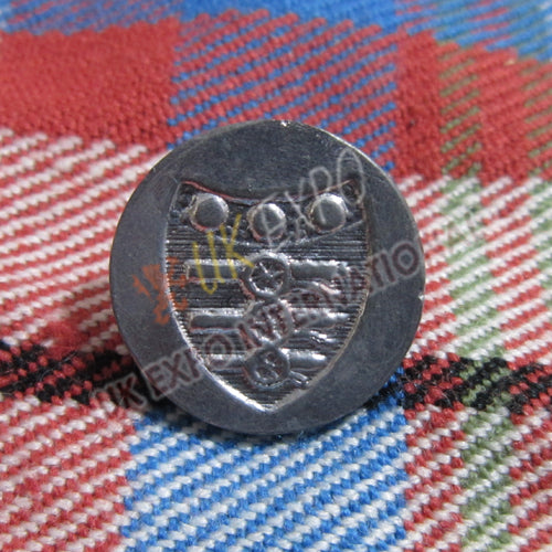3 Cannon Pewter Buttons