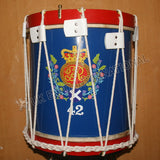 42nd British Drum Blue and Red