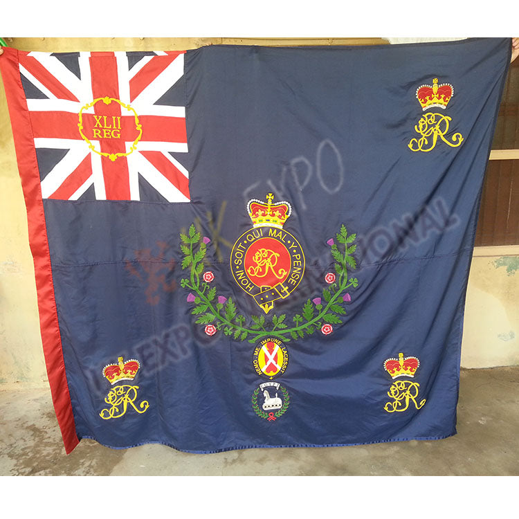 42nd Regiment of Foot King’s Colour Flag