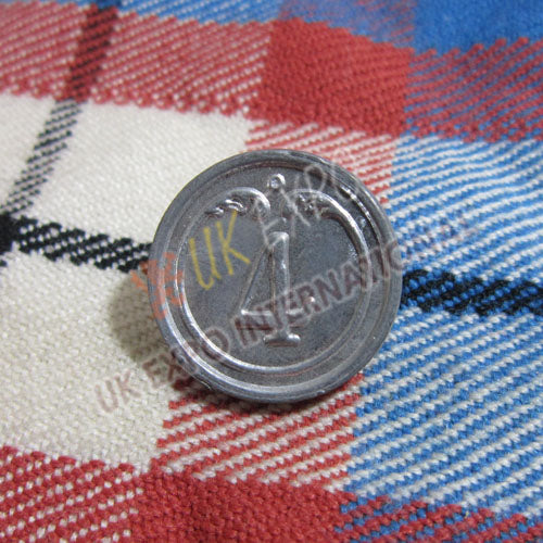 4th Regiment of Foot Pewter Buttons
