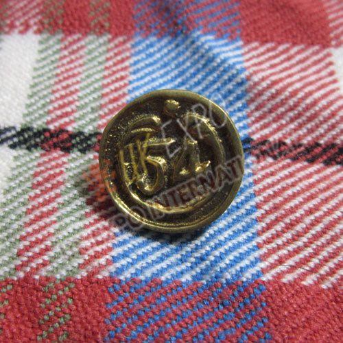 54th Regiment of Foot Brass Buttons