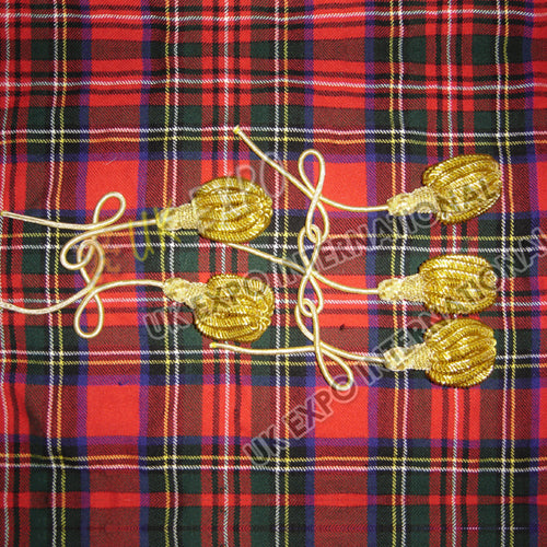 Bullion Gold Wire 5 Tassels Set
