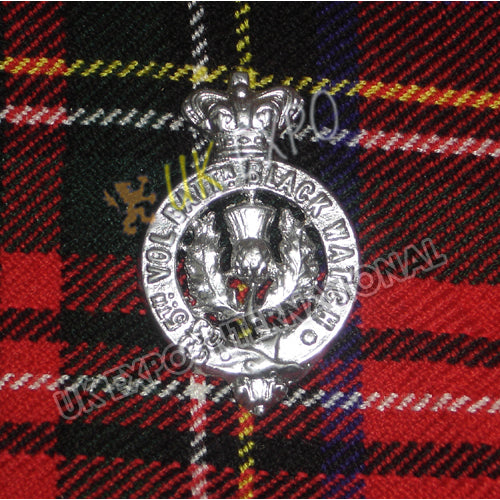 5th Vol Batt Black Watch Metal Badge