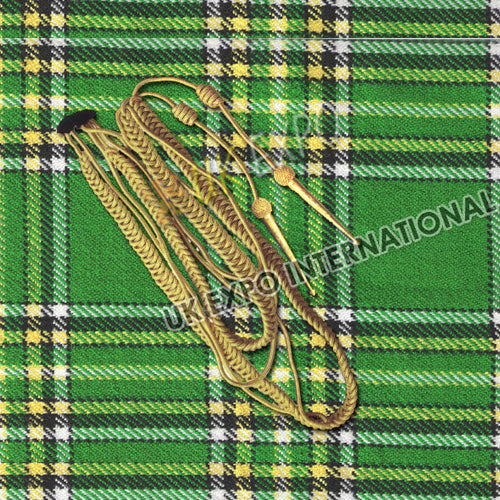 Premium Long Golden Color Aiguillette