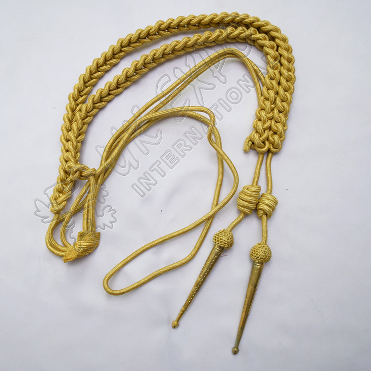 Premium Ceremonial Military Golden Aiguillette
