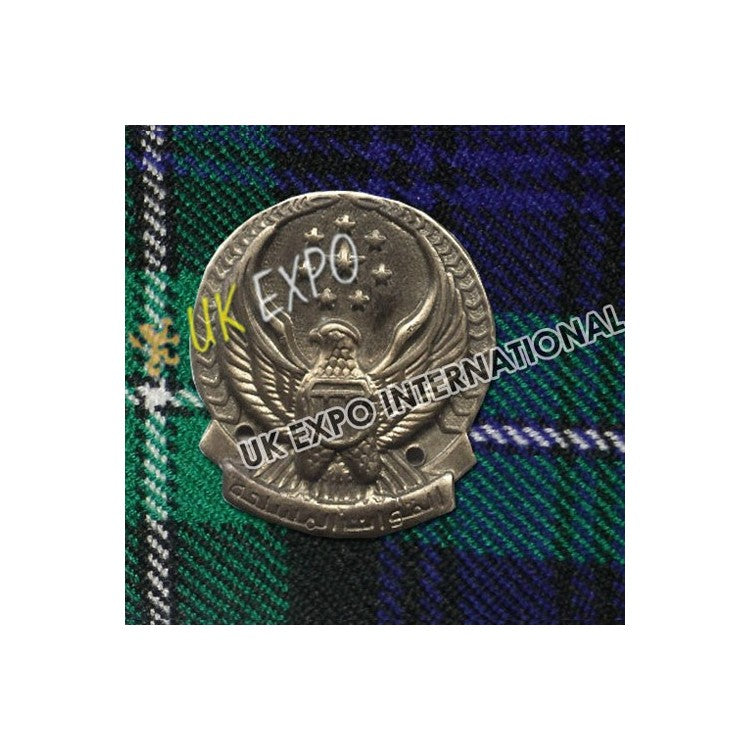 UAE Police Officer Cap Brass Badge