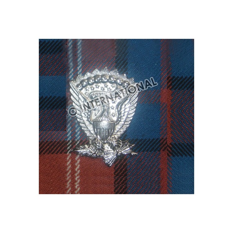 Civil War Prong Eagle Plate Metal Badge