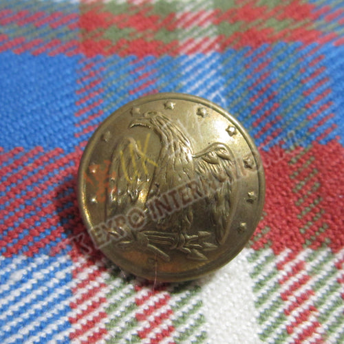 American Eagle Stars Brass Buttons