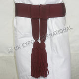 Army Waist Belt Maroon R168 Waist Sash