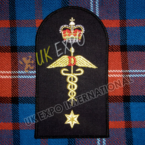 Military Medical Insignia Shoulder Epaulette Patch