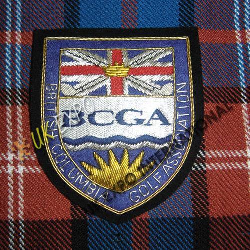 British Columbia Golf Association BCGA Embroidered Crest Patch