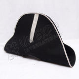 French Napoleonic Silver Trim Bicorn Hat