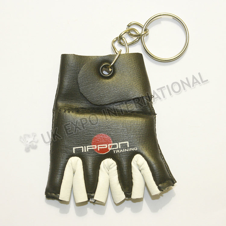 Black White Glove Key Chain