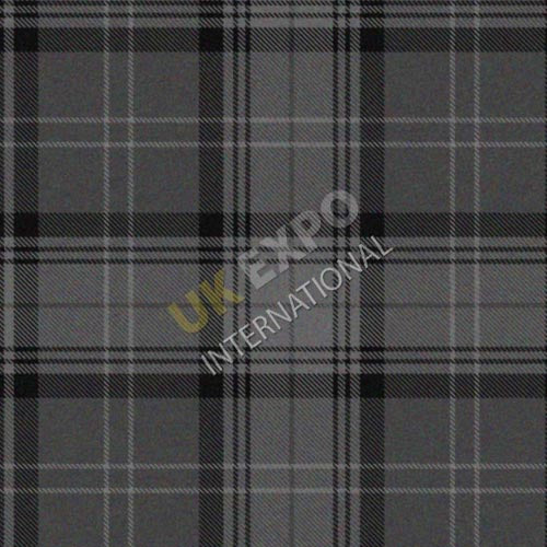 Black Charcoal On Hamilton Gray Tartan No 20
