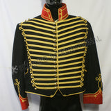 Black Military Hussar Jacket