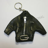 Black Leather Jacket Key Chain