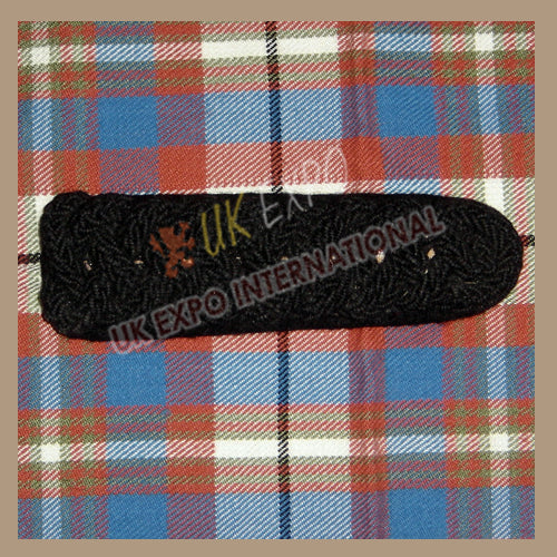 Black Silk Shoulder Epaulette Board
