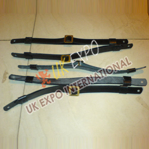 Black Leather Chinstrap New