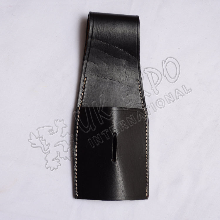 Black Leather British Enfield Socket Bayonet Frog