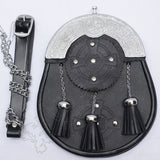 Shamrock Cantle Trinity Black Sporran