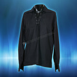 Classic Highland Style Black Jacobite Shirt