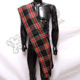 Black Stewart Tartan Ladies Sash