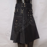 Modernized Black Utility Kilt