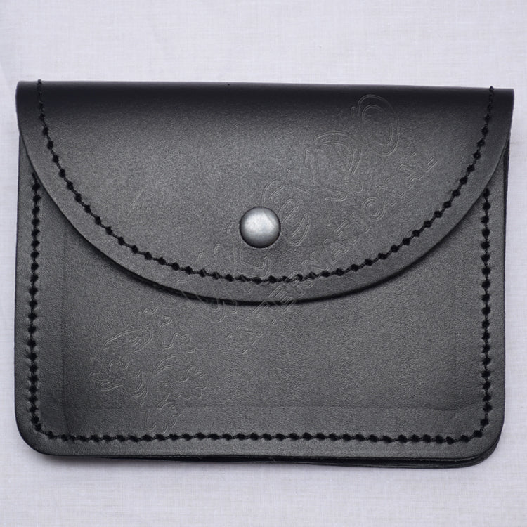 Drummer Piper Black Waist Belt Pouch