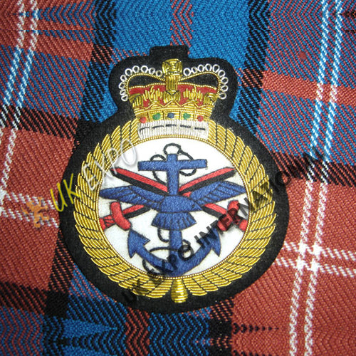 British Combined Services Bullion Blazer Badge