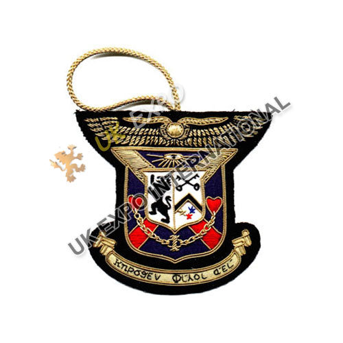 Delta Kappa Epsilon DKE Hand Embroidered Fraternity Crest