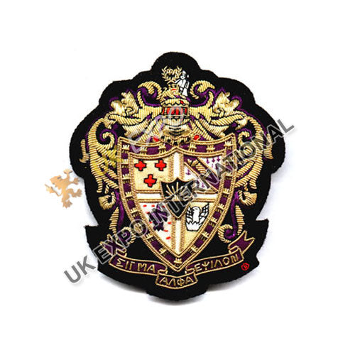 Sigma Alpha Epsilon Hand Embroidered Blazer Badge