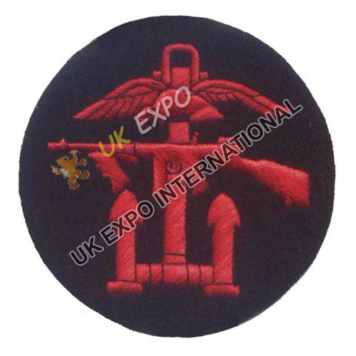 British Combined Operations Red Shoulder Embroidered Patch
