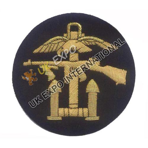 British Royal Navy Combined Operations Gold Bullion Arm Badge