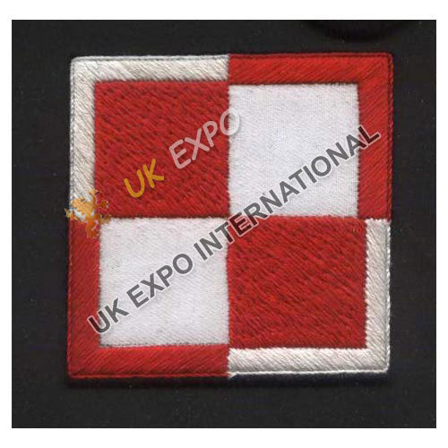 Polish Air Force Checkerboard Embroidered Patch