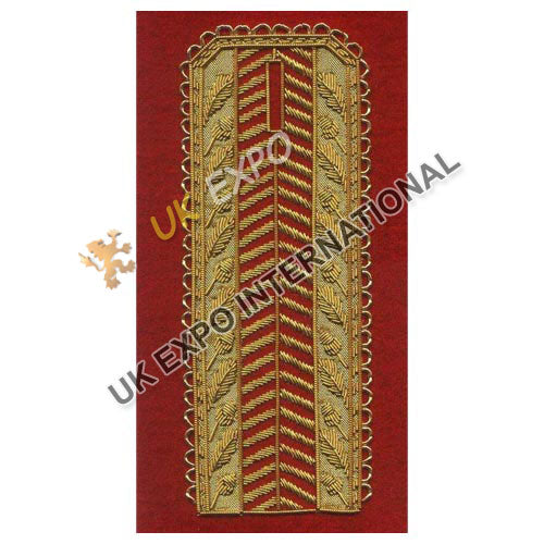 Hand Embroidered Custom Gold Bullion Blazer Badge