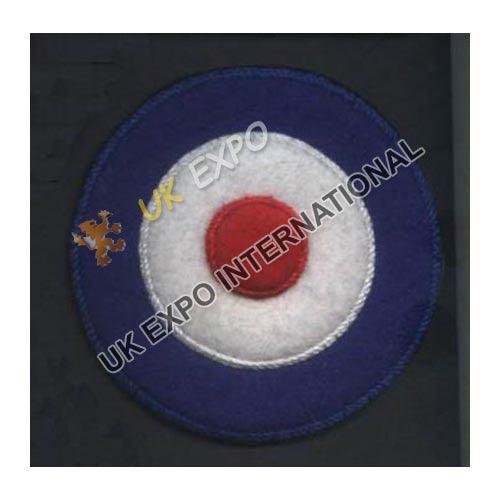 MOD Target Roundel Patch British Mod Culture RAF Heritage Embroidered Insignia Badge