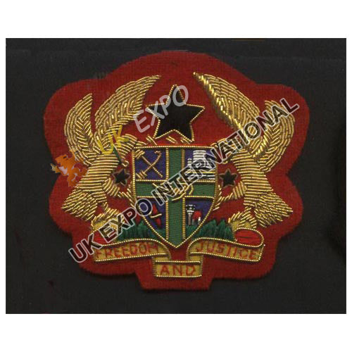 Ghana Army Warrant Officer Class 1 Bullion Wire Rank Badge