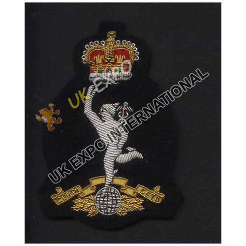 Gurkha Signals Wire Embroidered Bullion Blazer Badge