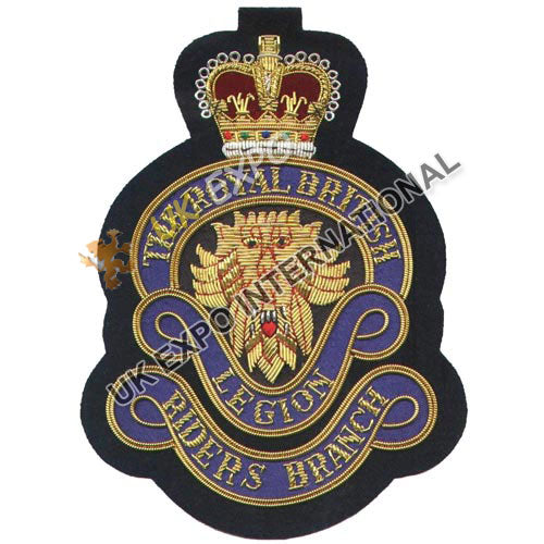 Royal British Legion Riders Branch Bullion Blazer Badge