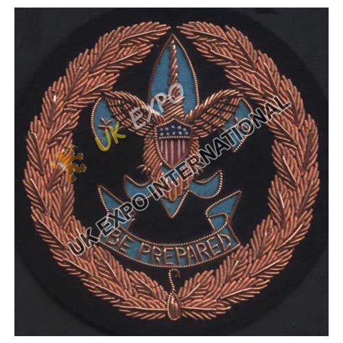 Vintage Boy Scouts of America Commissioner Bullion Patch