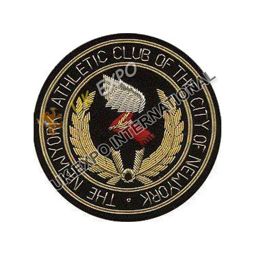 Athletic Club of the City of New York Hand Embroidered Bullion Patch