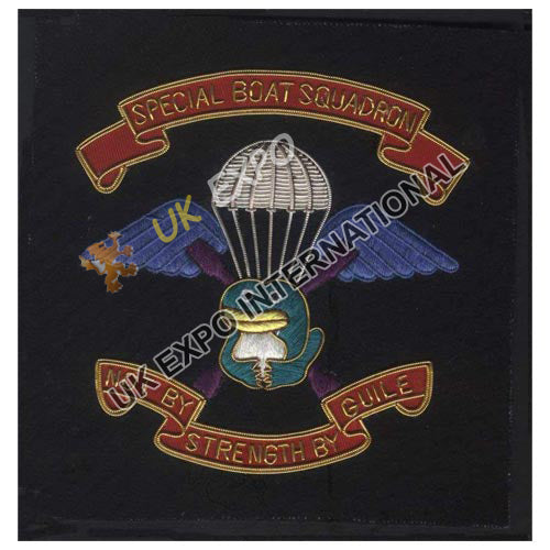 British Special Boat Service (SBS) Bullion Blazer Badge