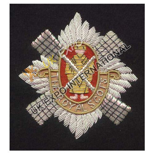 The Royal Scots Regiment Bullion Blazer Badge