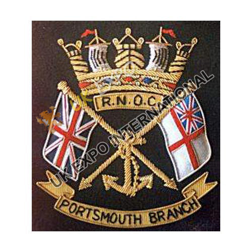 Royal Navy Old Comrades (R.N.O.C.) Portsmouth Branch Embroidered Badge