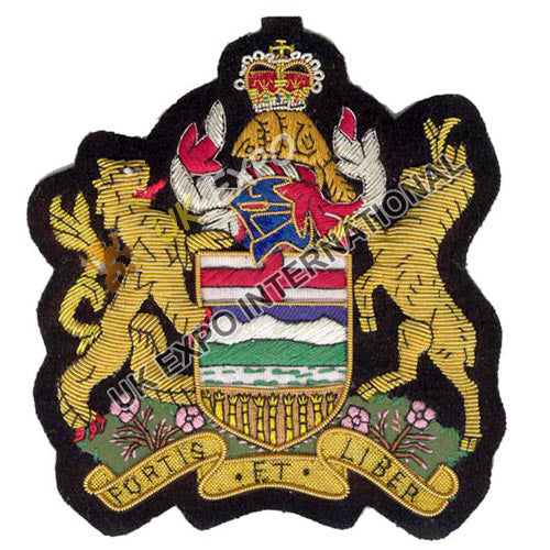 Alberta Coat of Arms Embroidered Patch