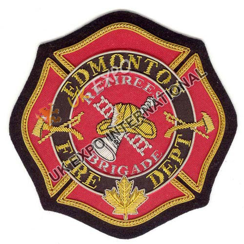 Edmonton Fire Department Retirees Brigade Embroidered Patch
